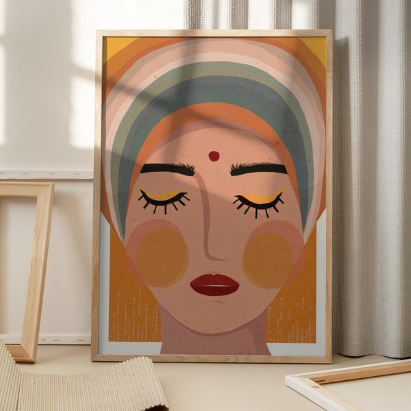 Tablou înramat „Serene Contemplation” de Treechild