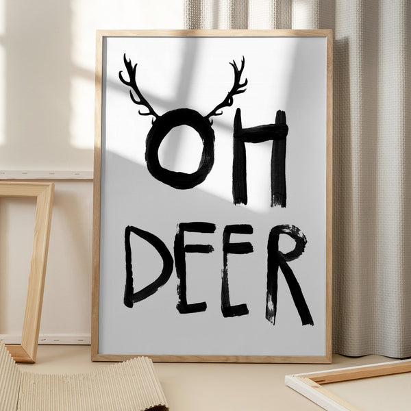 Tablou înramat „Antler Whimsy” de Treechild