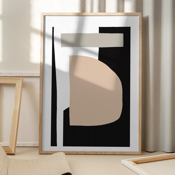 Tablou înramat „Abstract Layers” de uplusmestudio