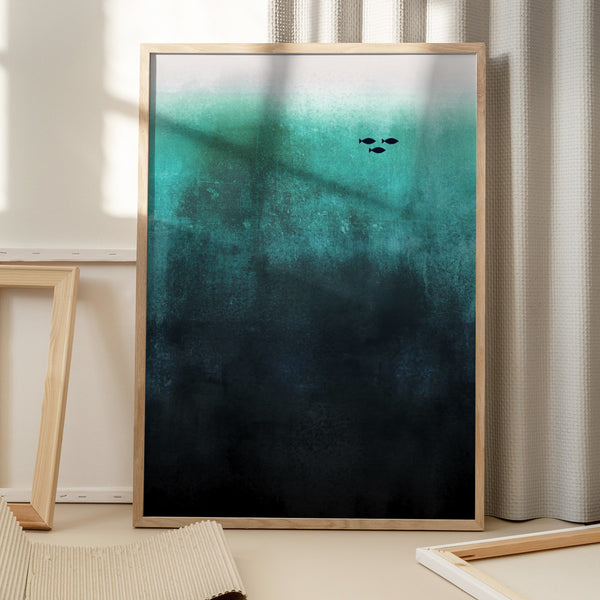 Tablou înramat „Little Family” de Kubistika