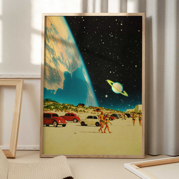 Tablou înramat „Galaxy Beach” de Taudalpoi