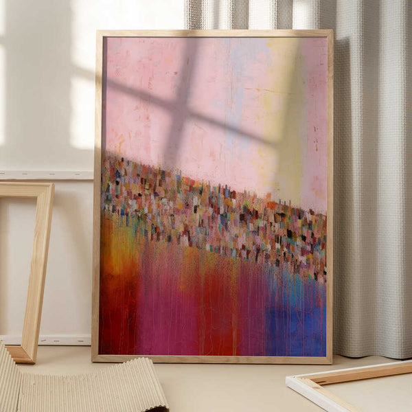 Tablou înramat „Colorful Cascade” de Treechild