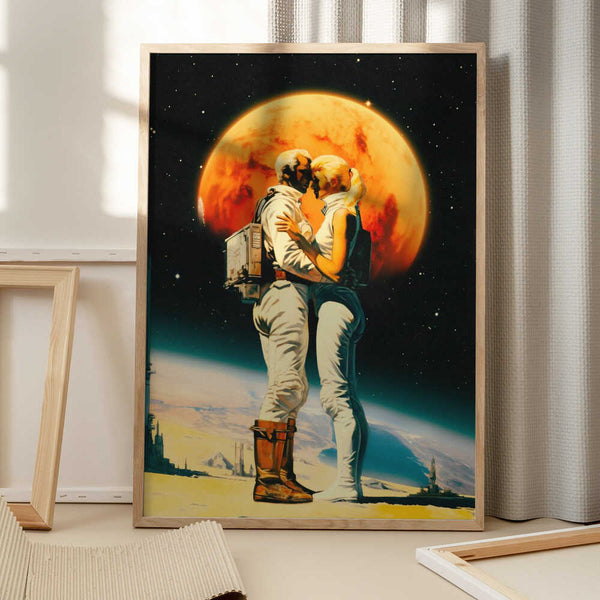 Tablou înramat „Intergalactic Love” de Taudalpoi