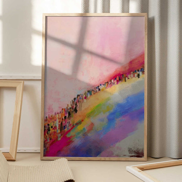 Tablou înramat „Pastel Dreamscape” de Treechild