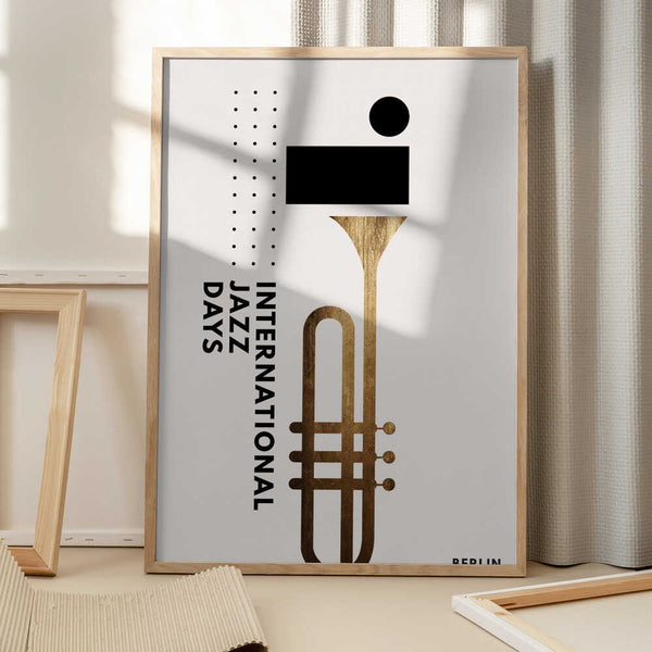 Tablou înramat „Jazzy Days 2” de Kubistika