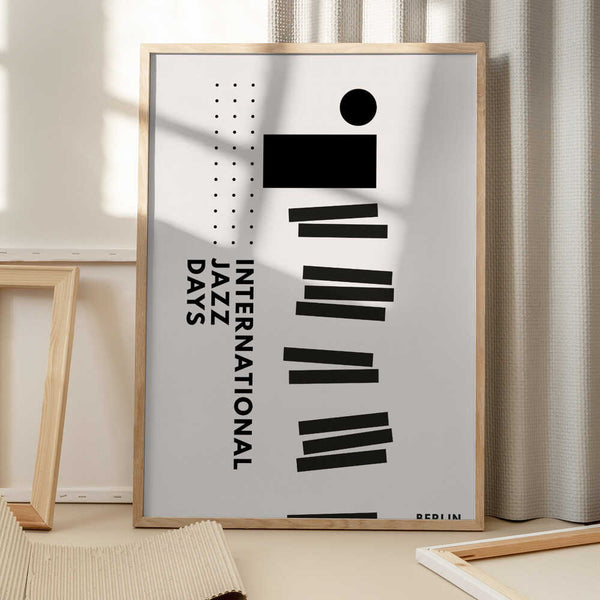 Tablou înramat „Jazzy Days 4” de Kubistika