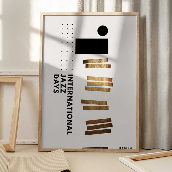 Tablou înramat „Jazzy Days 5” de Kubistika