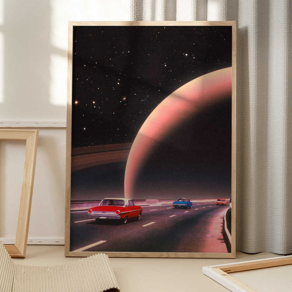 Tablou înramat „Saturn Traffic” de Taudalpoi