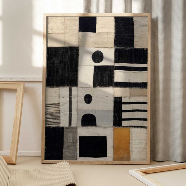 Tablou înramat „Patchwork Symphony” de Treechild