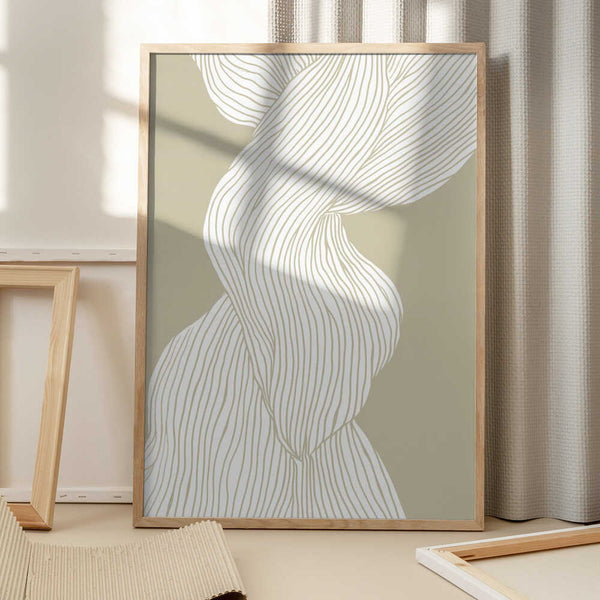 Tablou înramat „Contours of Grace” de Treechild