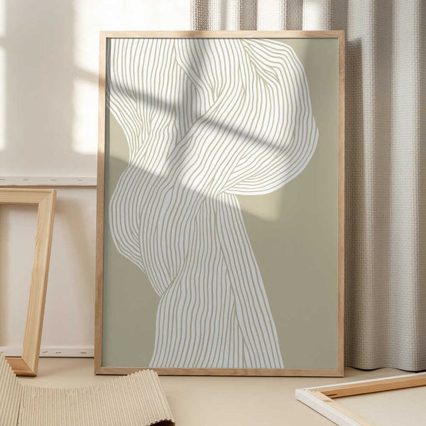 Tablou înramat „Flowing Strands” de Treechild