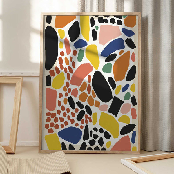 Tablou înramat „Colorful Fragments” de Treechild