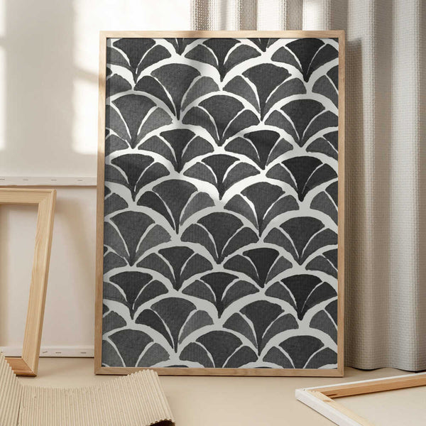 Tablou înramat „FAN FAN” de Fun Qui