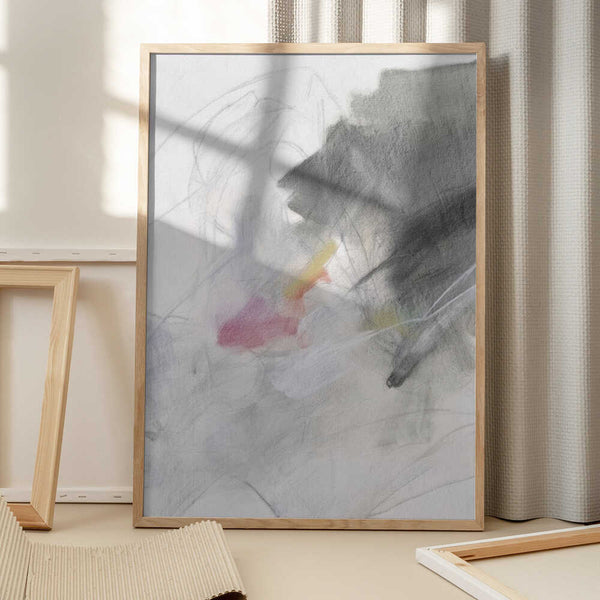 Tablou înramat „Action painting II” de Alma