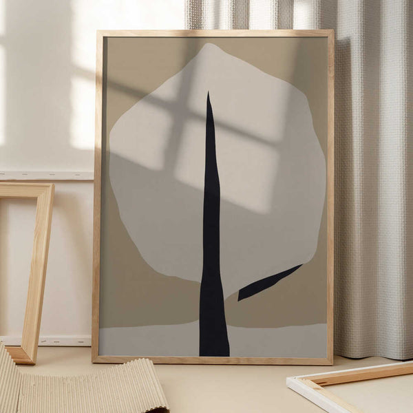 Tablou înramat „Monochrome Silhouette” de Little Dean