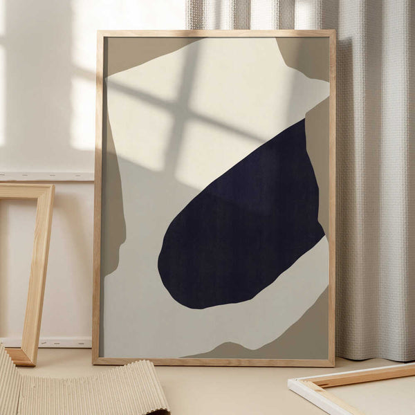 Tablou înramat „Contrasting Shapes” de Little Dean