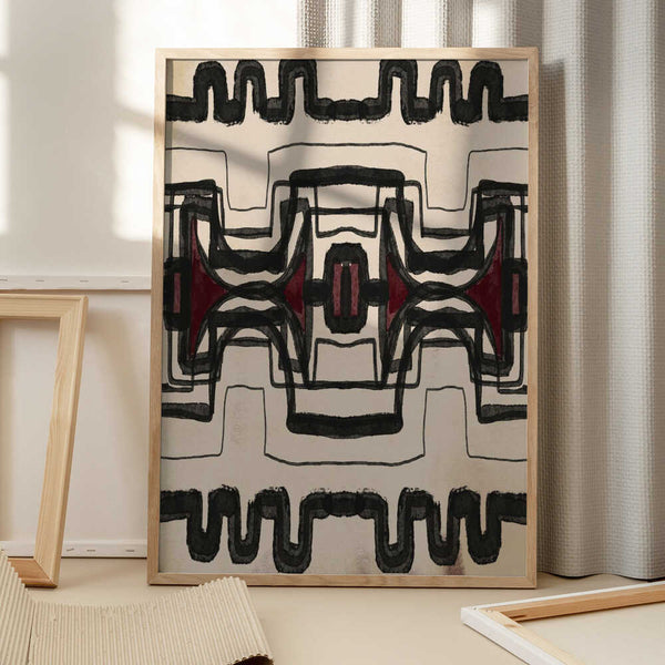 Tablou înramat „Movement II” de Gemma Bardot