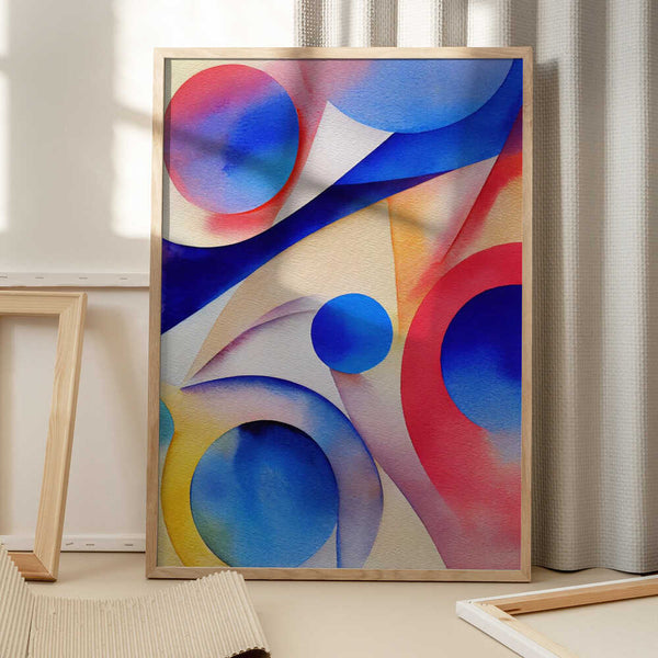 Tablou înramat „Nature Inspired Abstract Watercolor (Day 10)” de Mauro