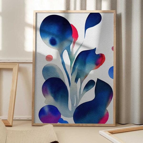 Tablou înramat „Nature Inspired Abstract Watercolor (Day 53)” de Mauro