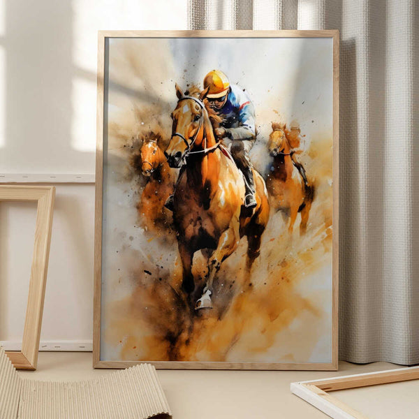 Tablou înramat „Sport Horse Rider 2” de Justyna Jaszke