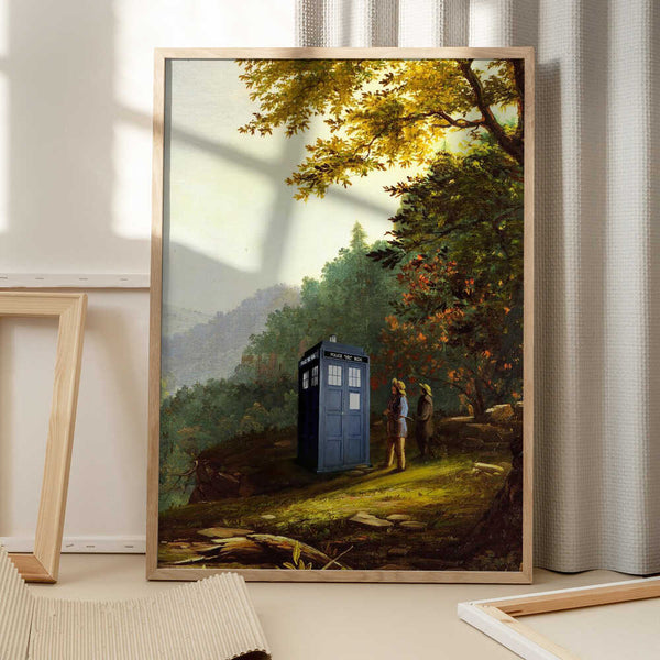 Tablou înramat „Is Time Travel Possible” de Dikhotomy