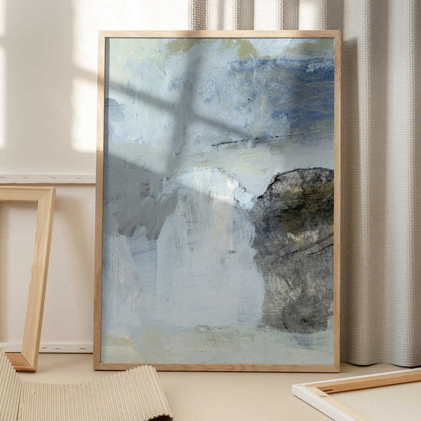 Tablou înramat „Blue” de Dan Hobday