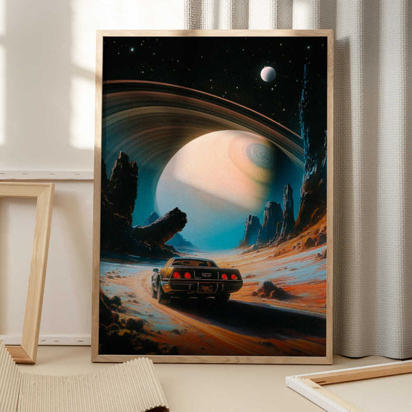 Tablou înramat „Ultimate Space Racer” de Taudalpoi