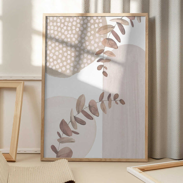 Tablou înramat „Boho In Neutral 1” de Sally Ann Moss