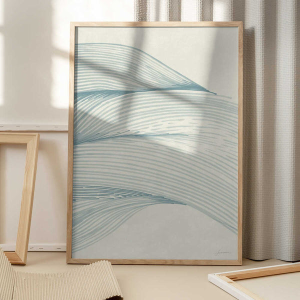 Tablou înramat „Ocean in lines 01” de Lucrecia Caporale