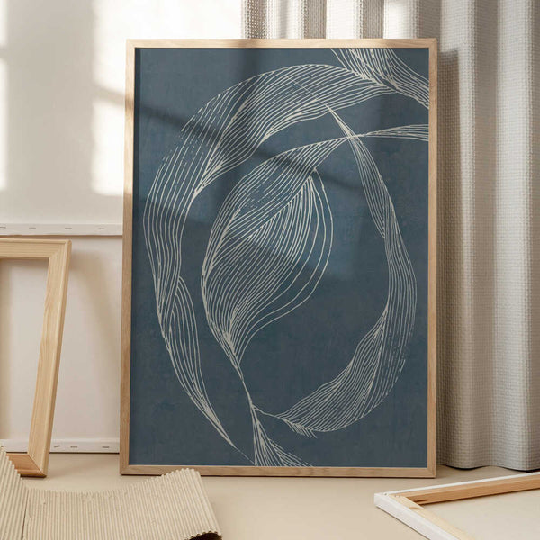 Tablou înramat „Dancing Lines” de Lucrecia Caporale