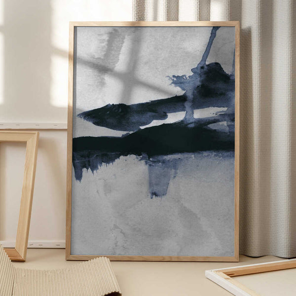 Tablou înramat „Blu 1” de Dan Hobday