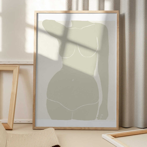 Tablou înramat „P&c Figure#5 Copy 2” de Jenny Liz Rome