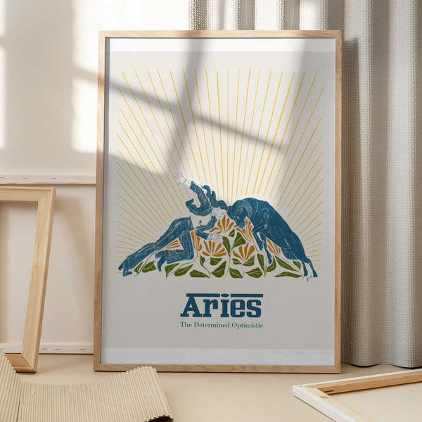 Tablou înramat „Jlr Aries Copy” de Jenny Liz Rome