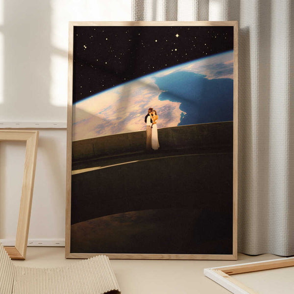 Tablou înramat „Cosmic Love” de Taudalpoi