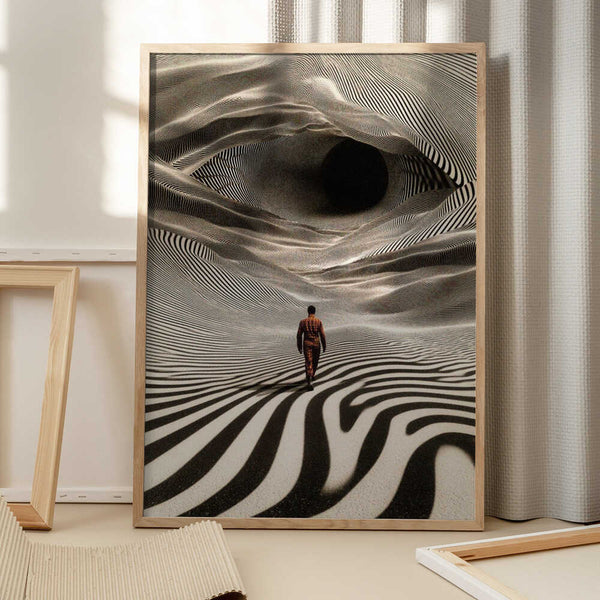 Tablou înramat „Op Art Journey” de Taudalpoi