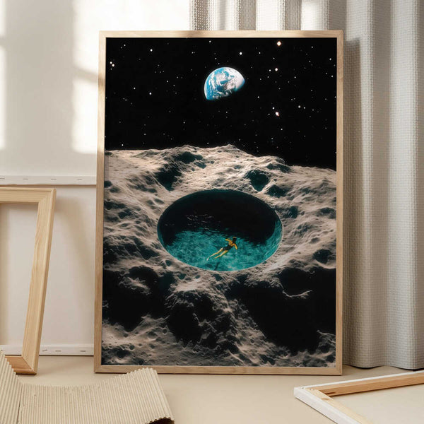 Tablou înramat „Crater Pond” de Taudalpoi