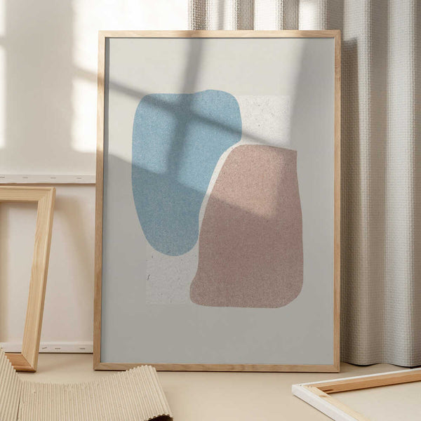 Tablou înramat „Soft Shapes Harmony” de THE MIUUS STUDIO