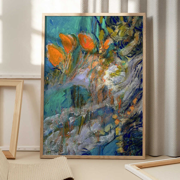 Tablou înramat „Vivid Floral Dream” de Dorothy Fagan