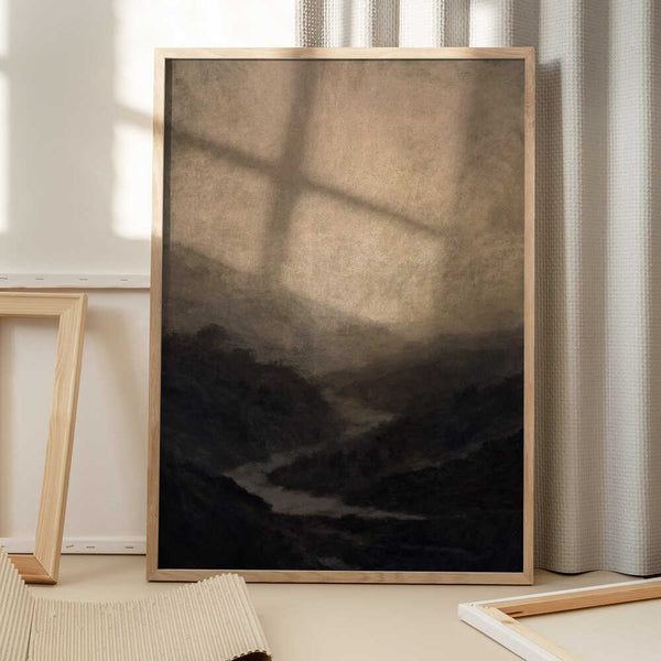 Tablou înramat „Highland River” de Dan Hobday