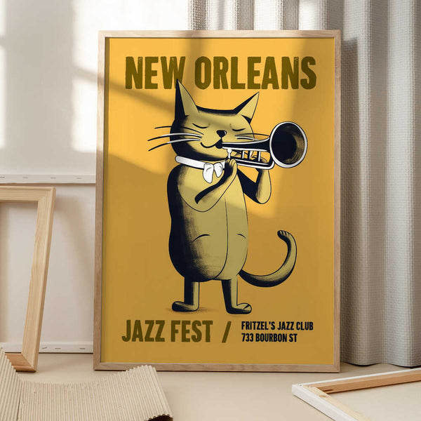 Tablou înramat „New Orleans Jazz Fest” de Andreas Magnusson