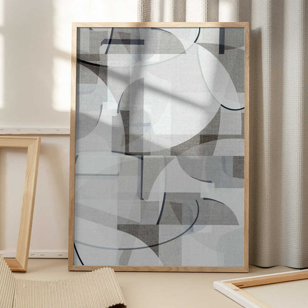 Tablou înramat „Neutral Curves 4” de cartissi