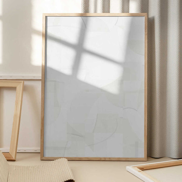 Tablou înramat „Neutral Curves 6” de cartissi