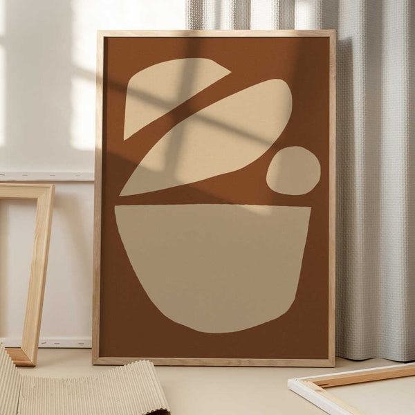 Tablou înramat „Abstract Balance” de Treechild