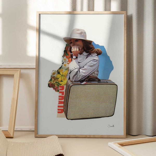 Tablou înramat „Audrey” de Mikhail Siskoff