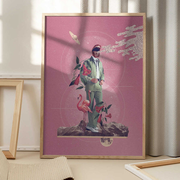 Tablou înramat „Tropical Theme” de Dominik Przerwa