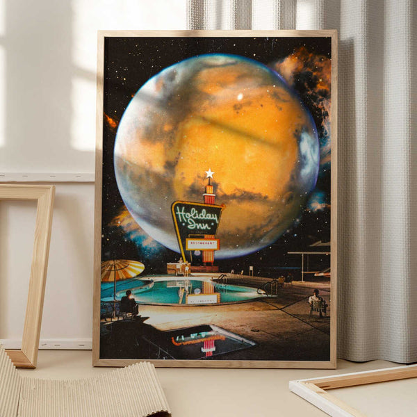 Tablou înramat „The Space Hotel” de Taudalpoi