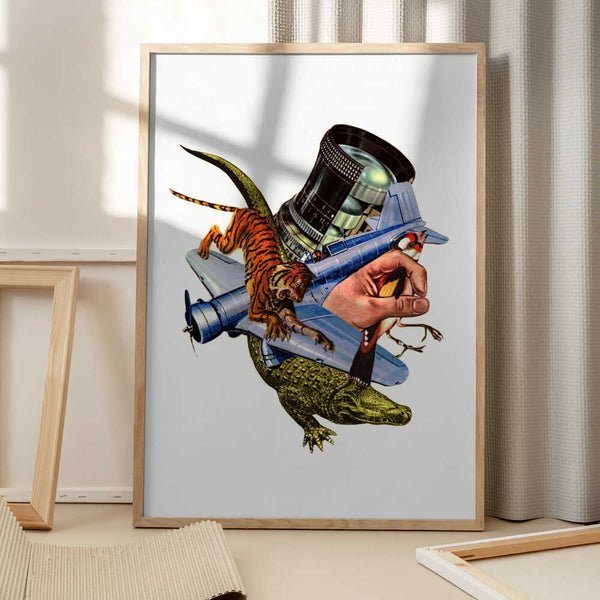 Tablou înramat „Adventures In Zoology” de Mikhail Siskoff