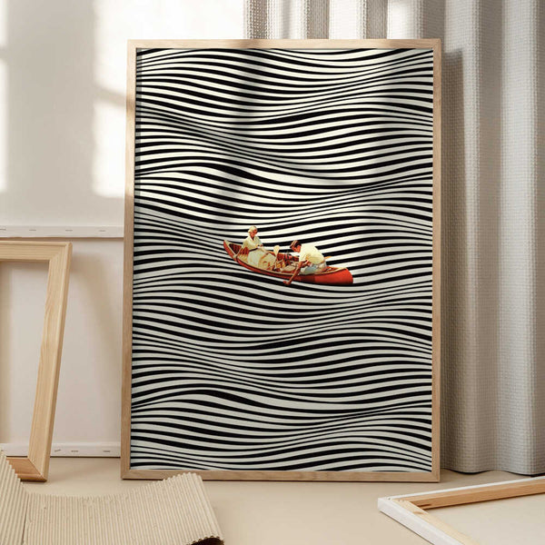 Tablou înramat „The Real Boat Trip” de Taudalpoi