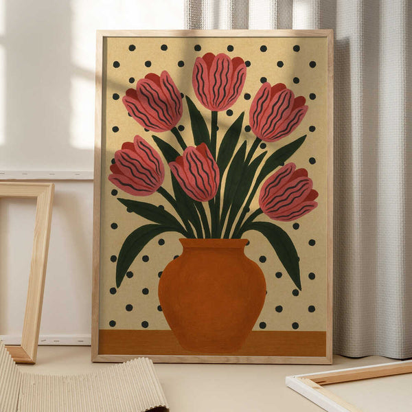 Tablou înramat „Potted Florals” de Marika Barsrsind