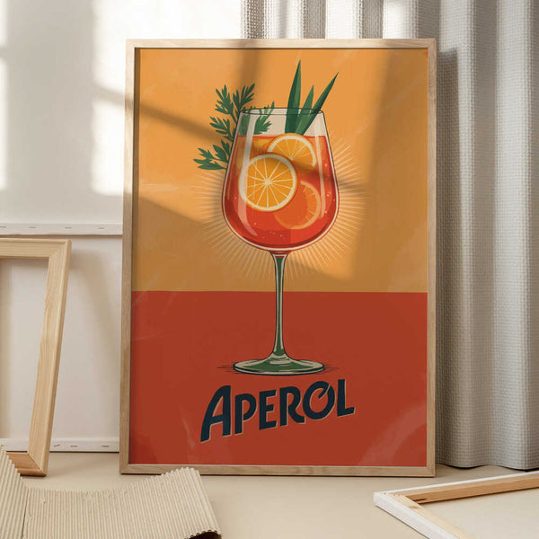 Tablou înramat „Aperol Vintage No 3” de Andreas Magnusson